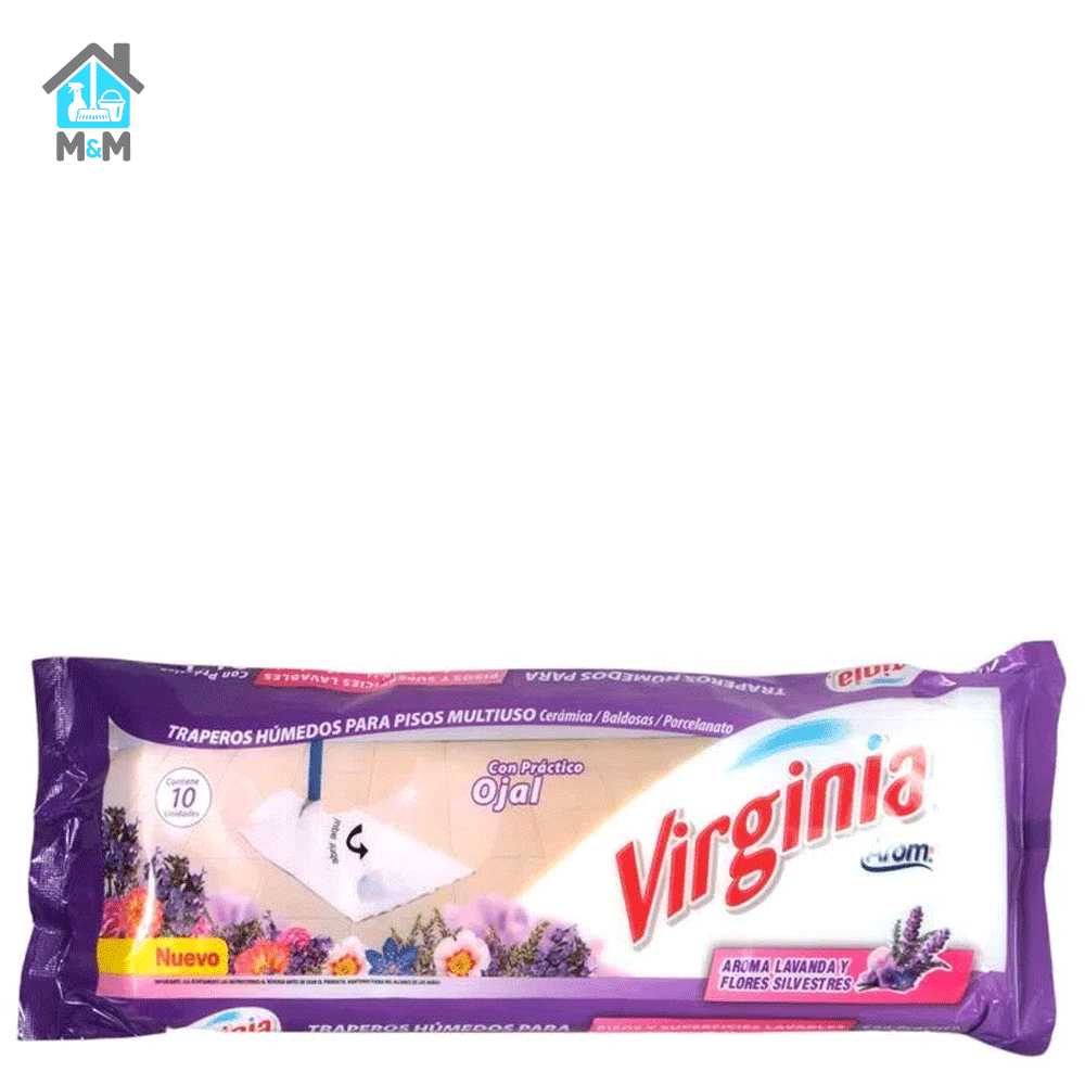 Trapero Húmedo Virginia - Piso Con Ojal - Aroma Lavanda