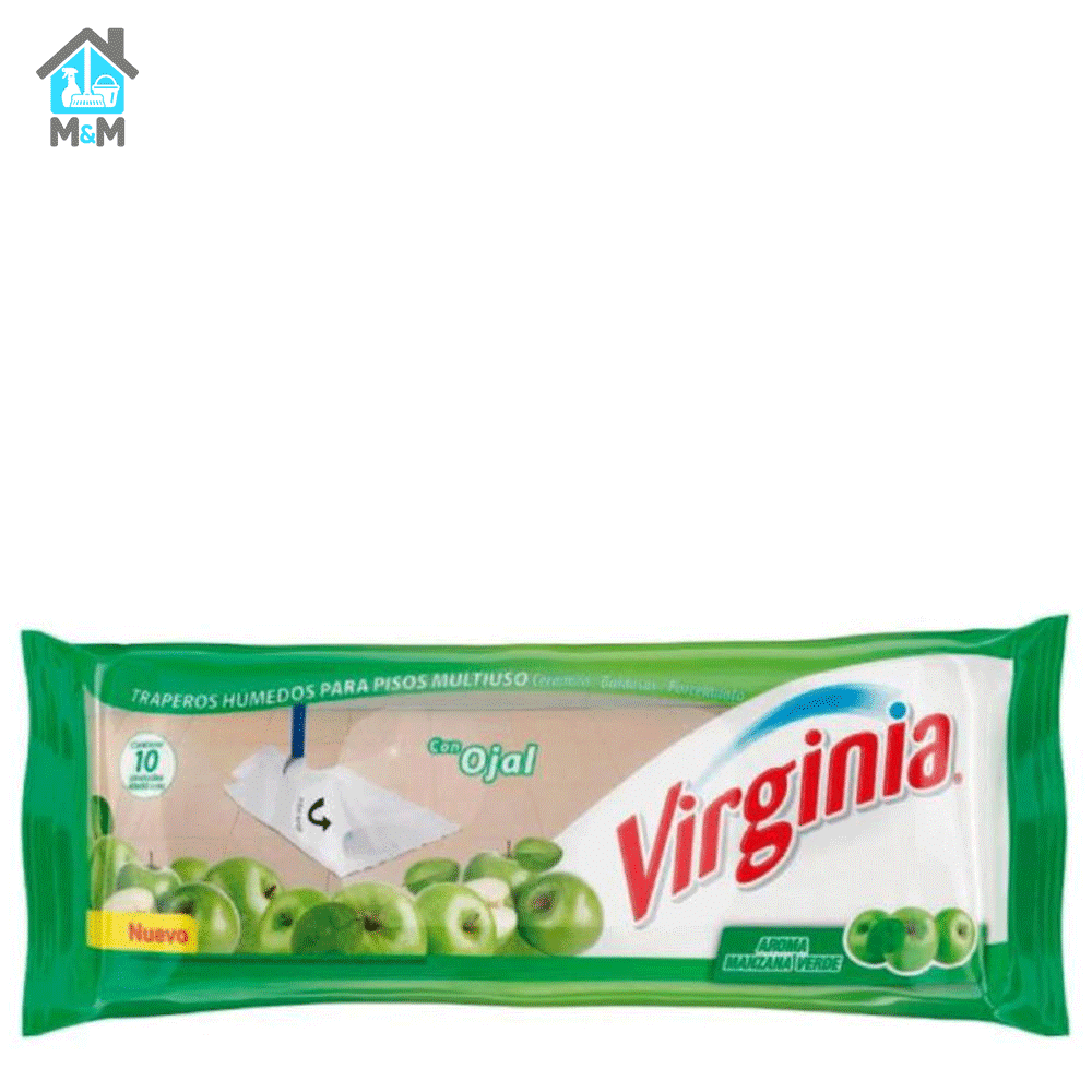 Trapero Húmedo Virginia - Piso Con Ojal - Aroma Manzana