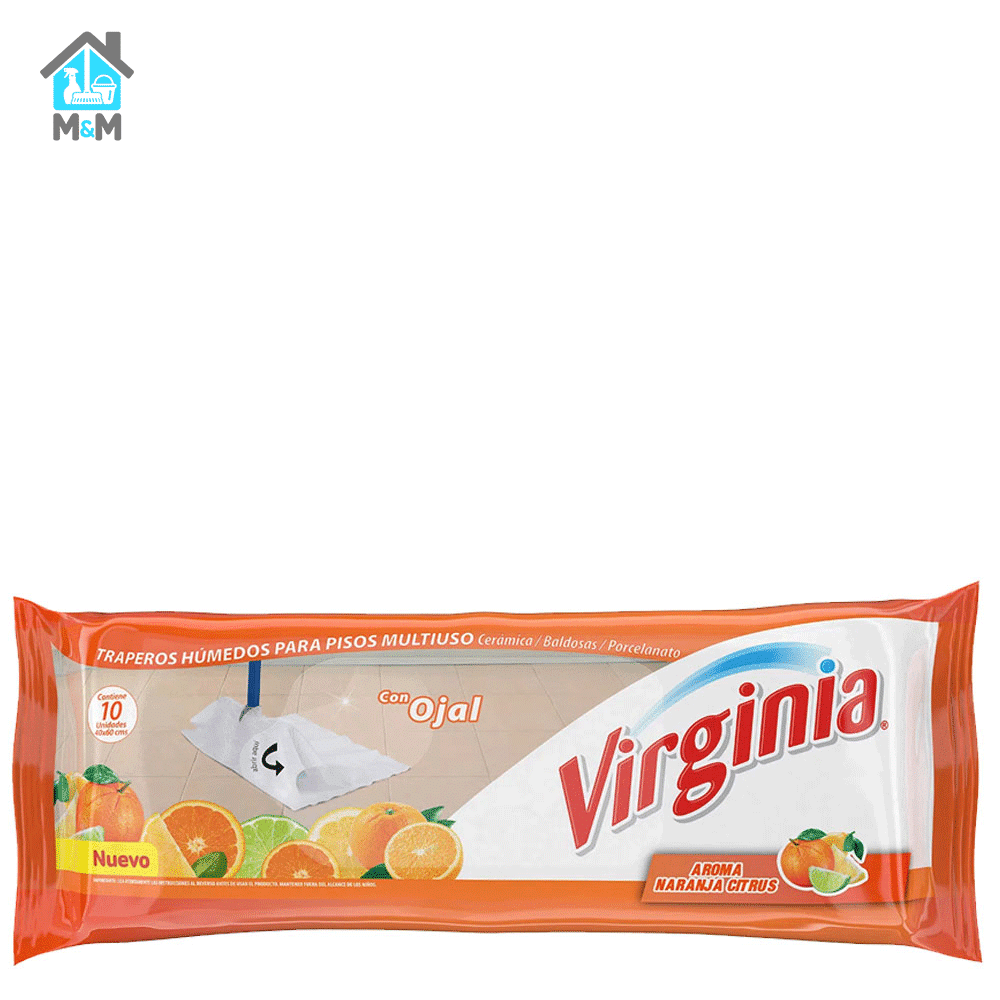 Trapero Húmedo Virginia - Piso Con Ojal - Aroma Naranja