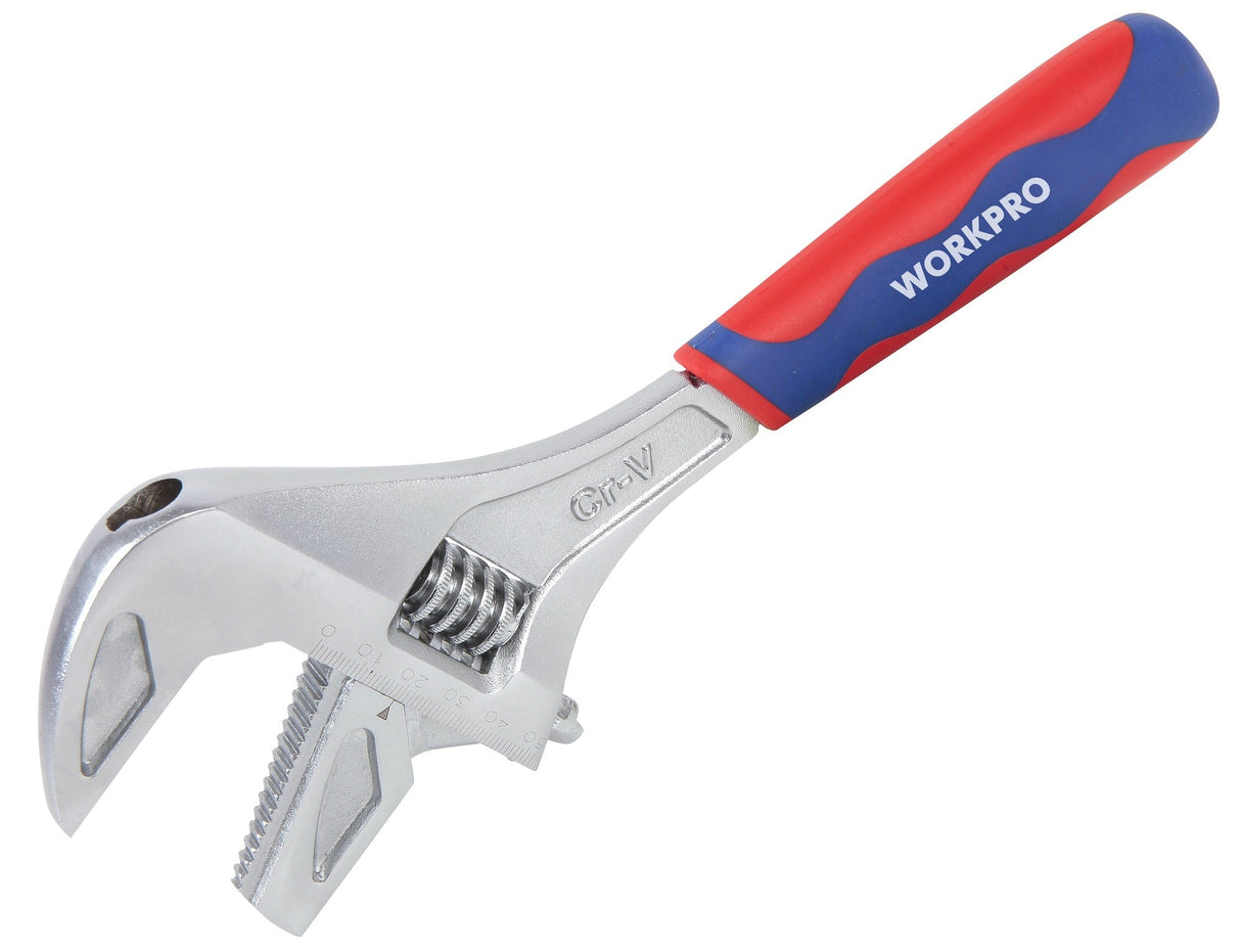 Llave Extra Ancha 2 En 1 Ajustable 200mm Workpro